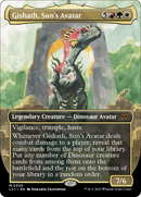 Gishath, Sun's Avatar (Borderless) [The Lost Caverns of Ixalan] Foil