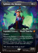 Splinter, the Mentor (Borderless) [Teenage Mutant Ninja Turtles Commander] Foil