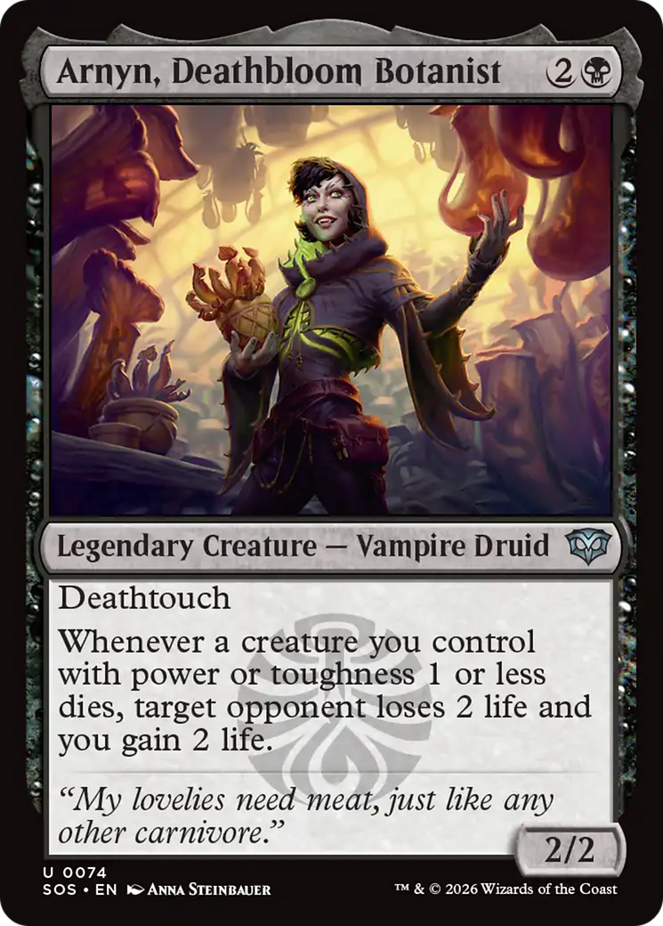 Arnyn, Deathbloom Botanist [Secrets of Strixhaven] Foil