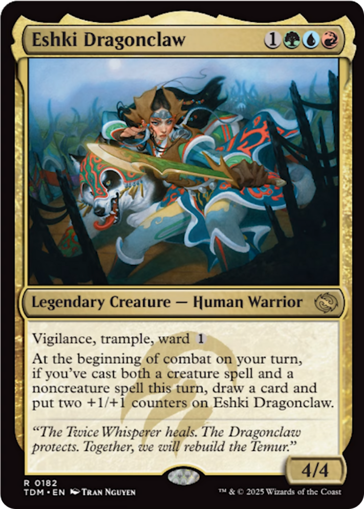 Eshki Dragonclaw [Tarkir: Dragonstorm] Foil
