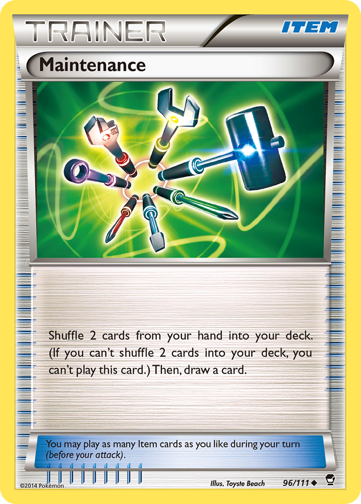 Maintenance (96/111) [XY: Furious Fists] Reverse Holofoil