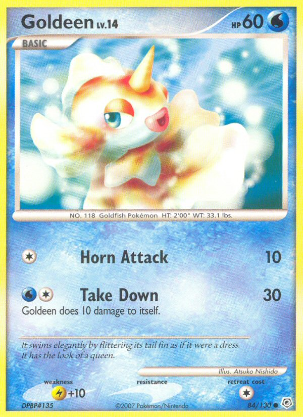 Goldeen (84/130) [Diamond & Pearl: Base Set] Reverse Holofoil