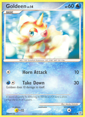 Goldeen (84/130) [Diamond & Pearl: Base Set] Reverse Holofoil