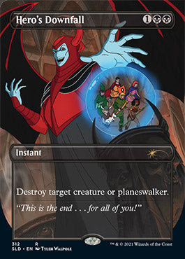 Hero's Downfall (Borderless) [Secret Lair Drop Series] Foil