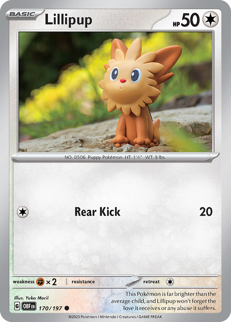 Lillipup (170/197) [Scarlet & Violet: Obsidian Flames] Reverse Holofoil