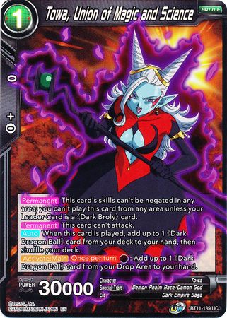 Towa, Union of Magic and Science (BT11-139) [Vermilion Bloodline] Parallel Foil