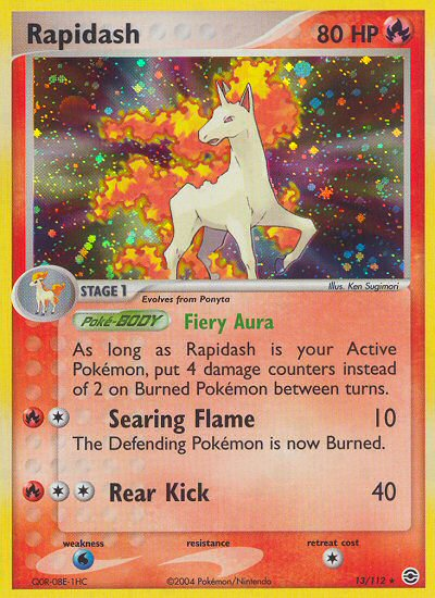 Rapidash (13/112) [EX: FireRed & LeafGreen] Reverse Holofoil