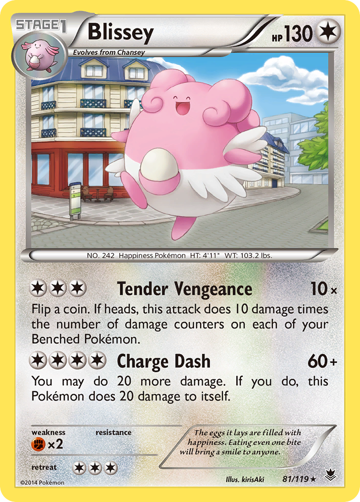 Blissey (81/119) [XY: Phantom Forces] Reverse Holofoil