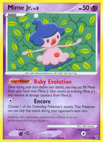 Mime Jr. (115/147) [Platinum: Supreme Victors] Reverse Holofoil