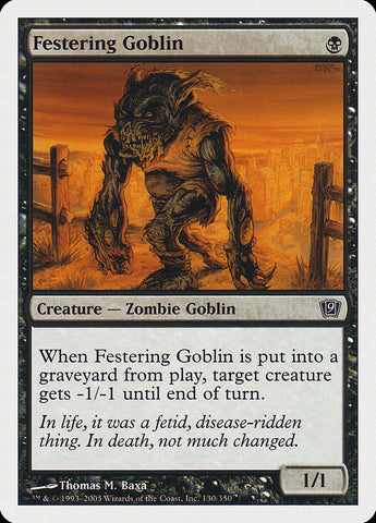 Festering Goblin [Ninth Edition] Foil