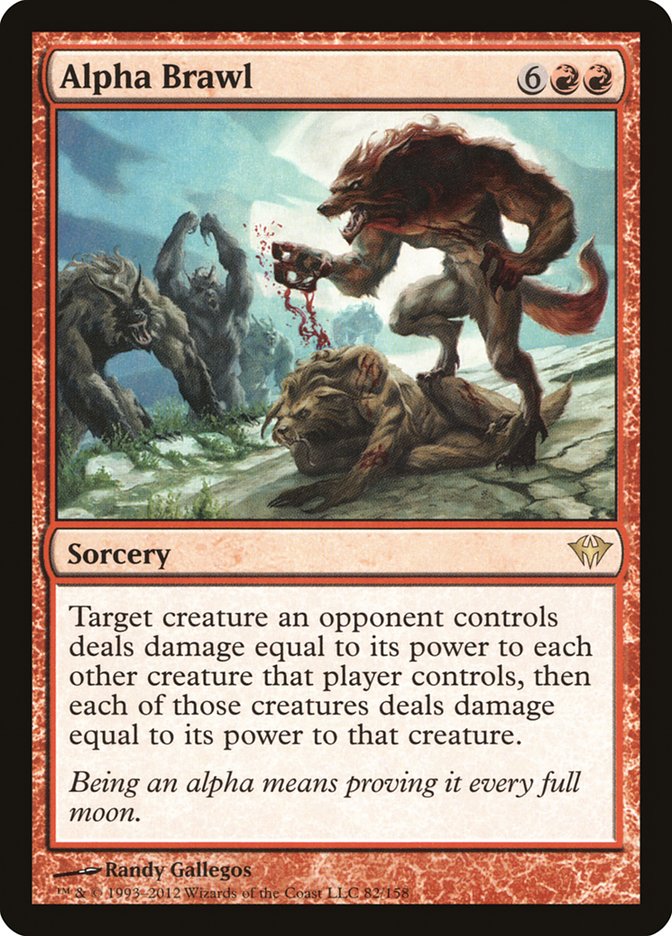 Alpha Brawl [Dark Ascension] Foil