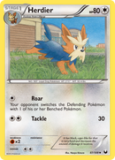 Herdier (87/108) [Black & White: Dark Explorers] Reverse Holofoil