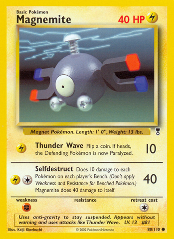 Magnemite (80/110) [Legendary Collection] Reverse Holofoil