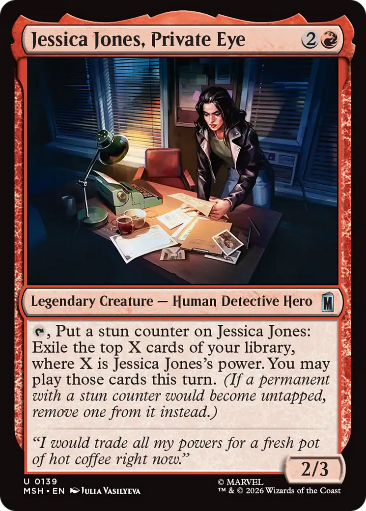 Jessica Jones, Private Eye [Marvel Super Heroes] Foil
