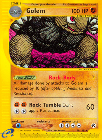 Golem (49/165) [Expedition: Base Set] Reverse Holofoil
