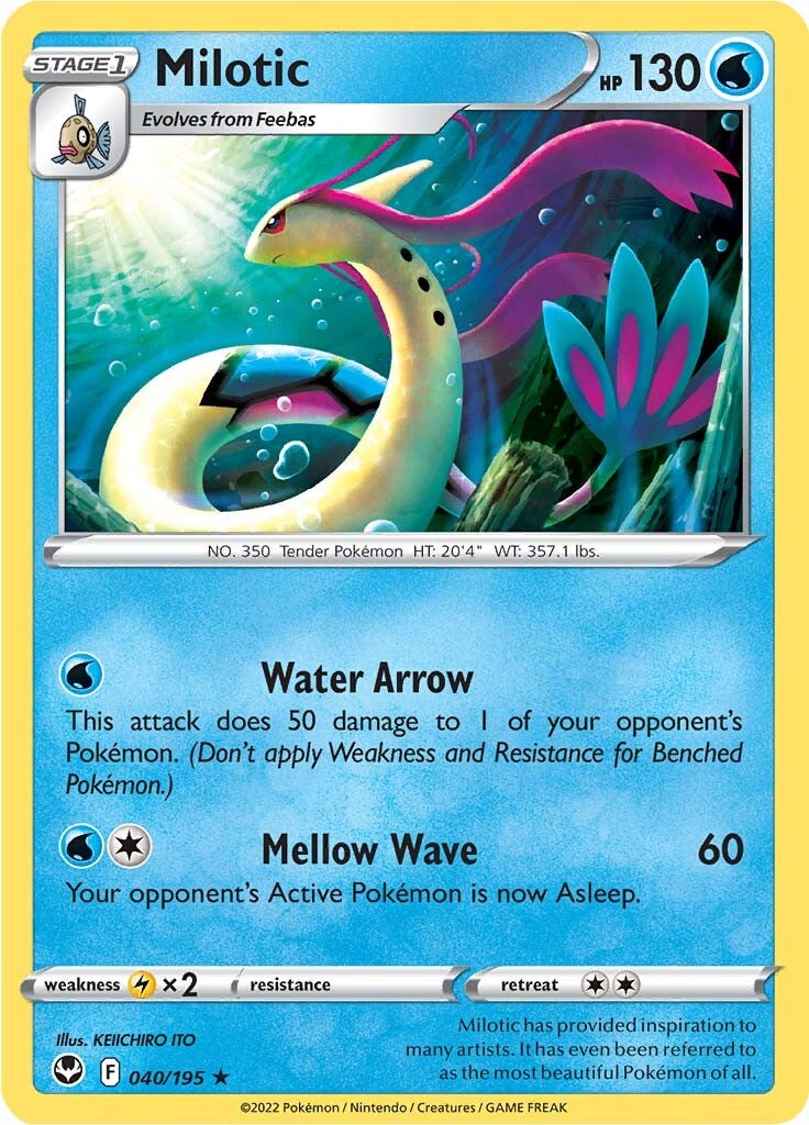 Milotic (040/195) [Sword & Shield: Silver Tempest] Reverse Holofoil