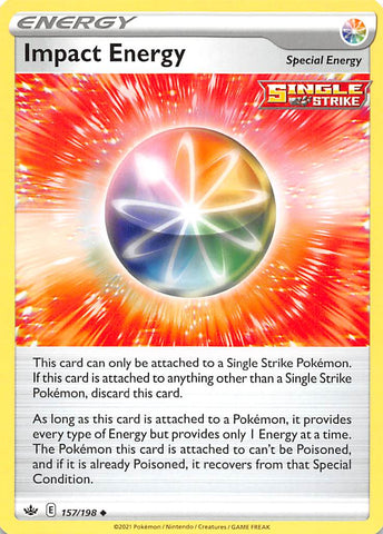 Impact Energy (157/198) [Sword & Shield: Chilling Reign] Reverse Holofoil