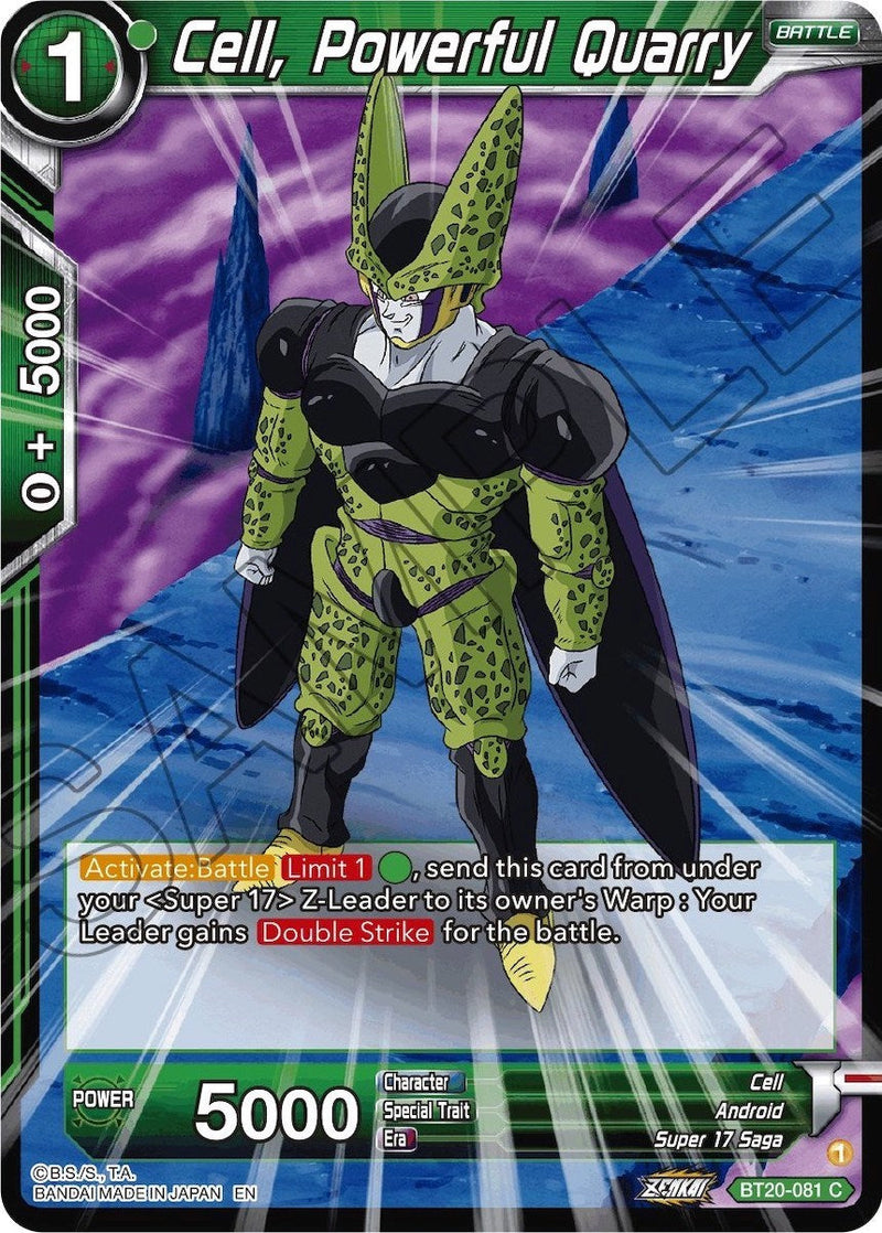 Cell, Powerful Quarry (BT20-081) [Power Absorbed] Parallel Foil