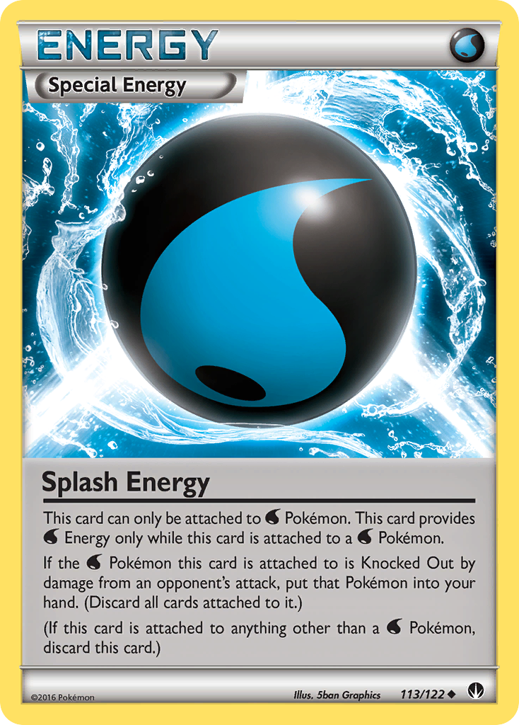 Splash Energy (113/122) [XY: BREAKpoint] Reverse Holofoil