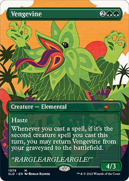 Vengevine (Borderless) [Secret Lair Drop Series] Foil