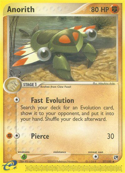 Anorith (27/100) [EX: Sandstorm] Reverse Holofoil
