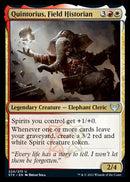 Quintorius, Field Historian [Strixhaven: School of Mages] Foil