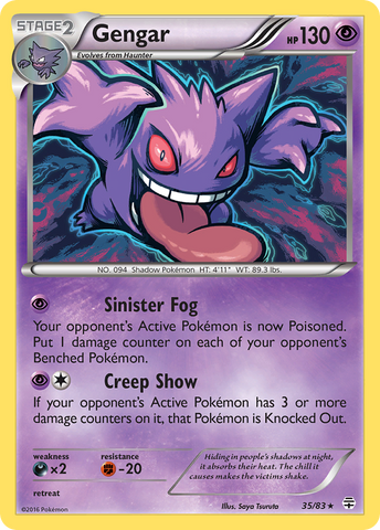 Gengar (35/83) [XY: Generations] Reverse Holofoil