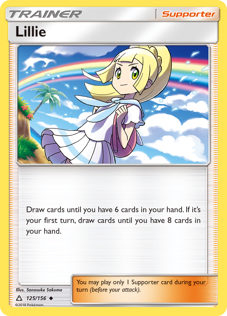 Lillie (125/156) [Sun & Moon: Ultra Prism] Reverse Holofoil