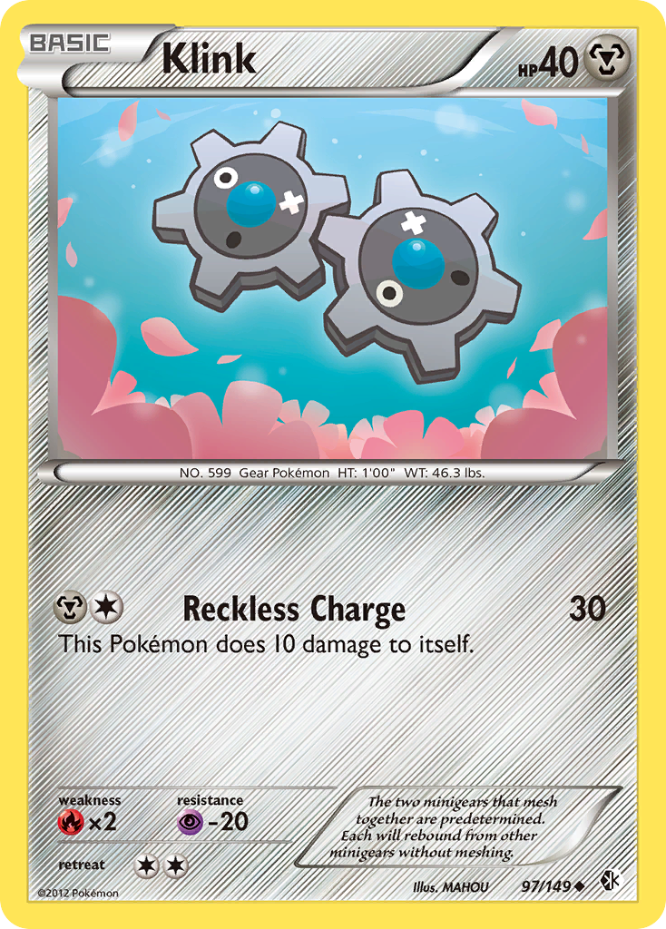 Klink (97/149) [Black & White: Boundaries Crossed] Reverse Holofoil