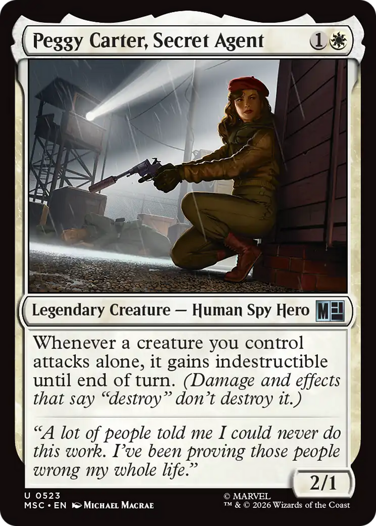 Peggy Carter, Secret Agent [Marvel Super Heroes Commander] Foil