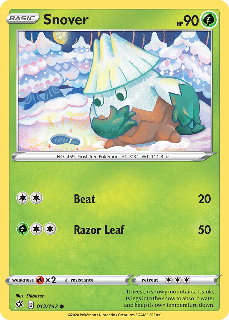 Snover (012/192) [Sword & Shield: Rebel Clash] Reverse Holofoil