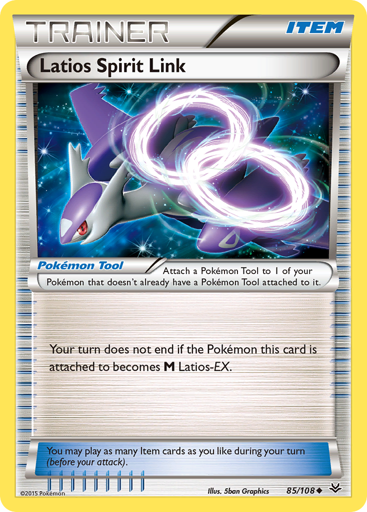 Latios Spirit Link (85/108) [XY: Roaring Skies] Reverse Holofoil