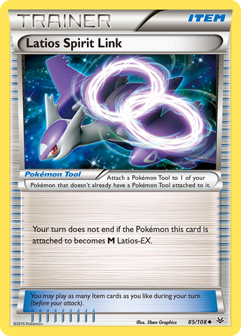 Latios Spirit Link (85/108) [XY: Roaring Skies] Reverse Holofoil