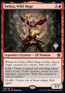 Delina, Wild Mage (Promo Pack) [Dungeons & Dragons: Adventures in the Forgotten Realms Promos] Foil