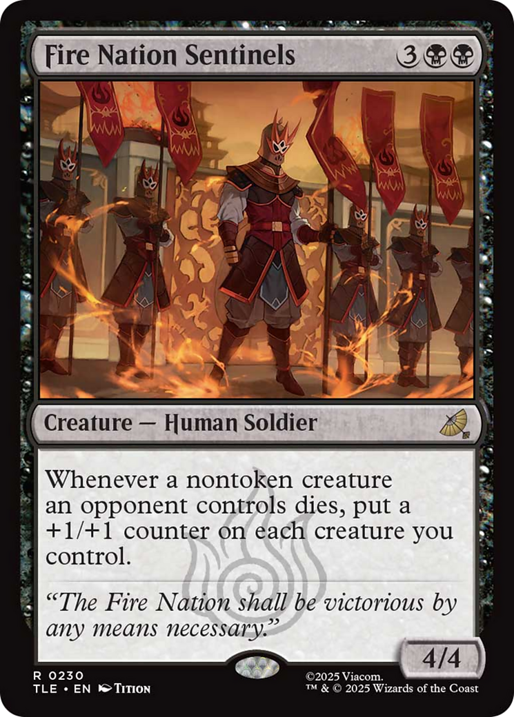 Fire Nation Sentinels [Avatar: The Last Airbender: Eternal-Legal] Foil