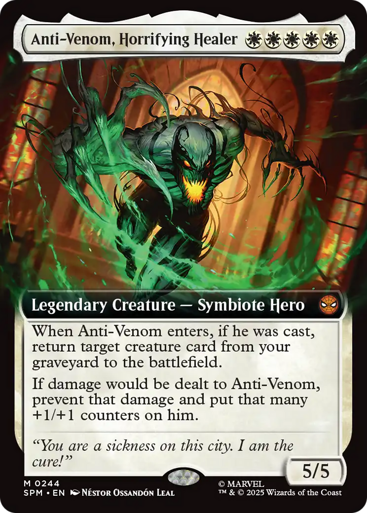 Anti-Venom, Horrifying Healer (Extended Art) [Marvel's Spider-Man] Foil