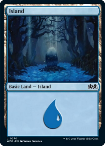 Island (0270) [Wilds of Eldraine] Foil