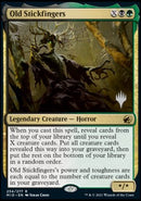 Old Stickfingers (Promo Pack) [Innistrad: Midnight Hunt Promos] Foil