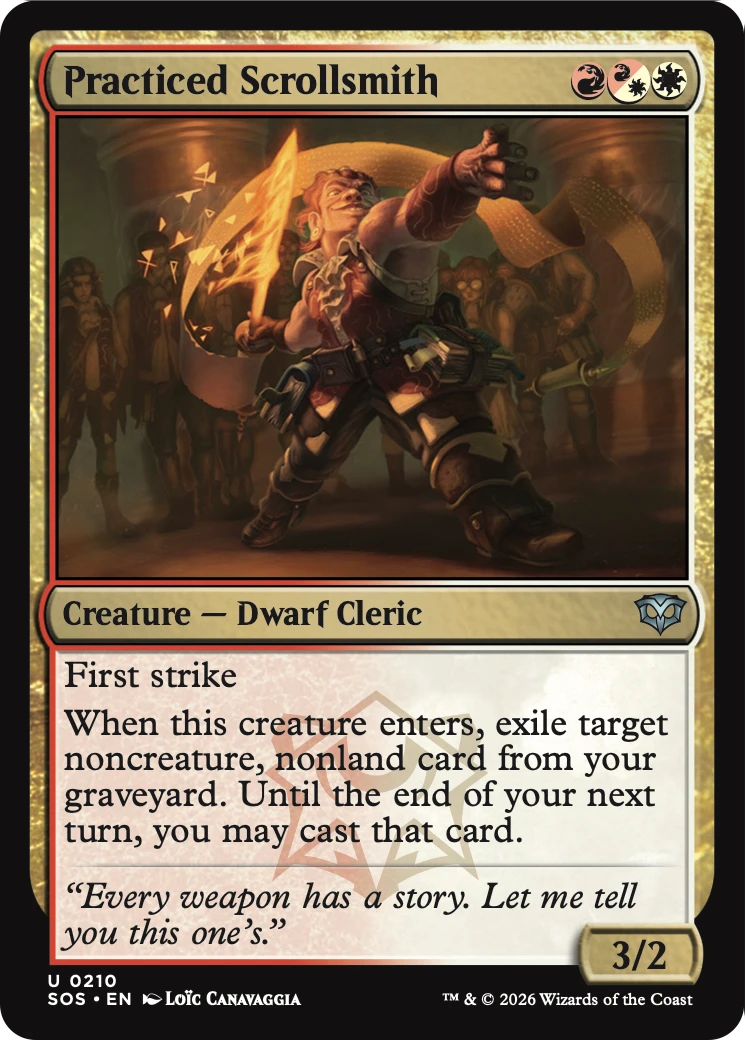 Practiced Scrollsmith [Secrets of Strixhaven] Foil
