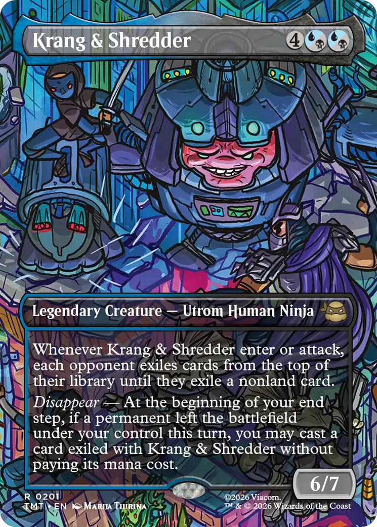 Krang & Shredder (Borderless) [Teenage Mutant Ninja Turtles] Foil