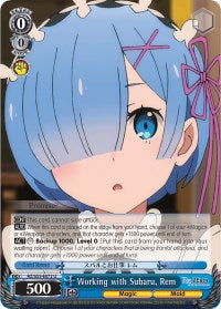 Working with Subaru, Rem (RZ/S55-E072 U) [Re:ZERO Vol.2]