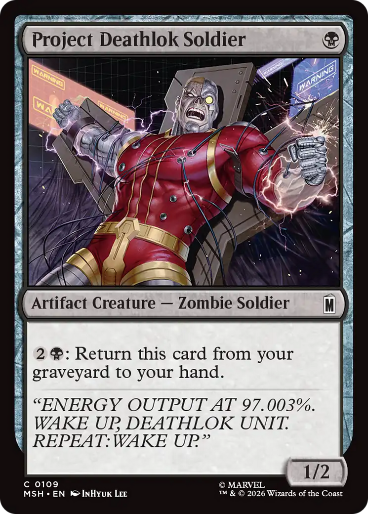 Project Deathlok Soldier [Marvel Super Heroes] Foil