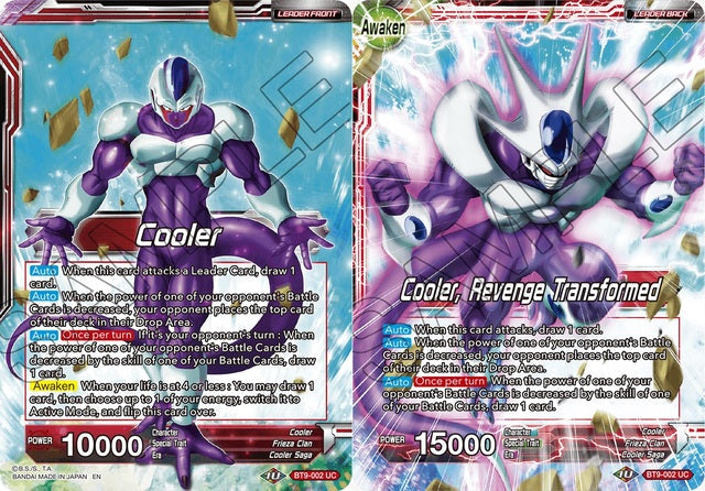 Cooler // Cooler, Revenge Transformed (BT9-002) [Universal Onslaught] Parallel Foil