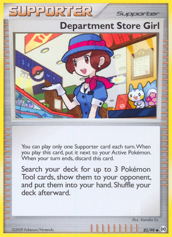 Department Store Girl (85/99) [Platinum: Arceus] Reverse Holofoil
