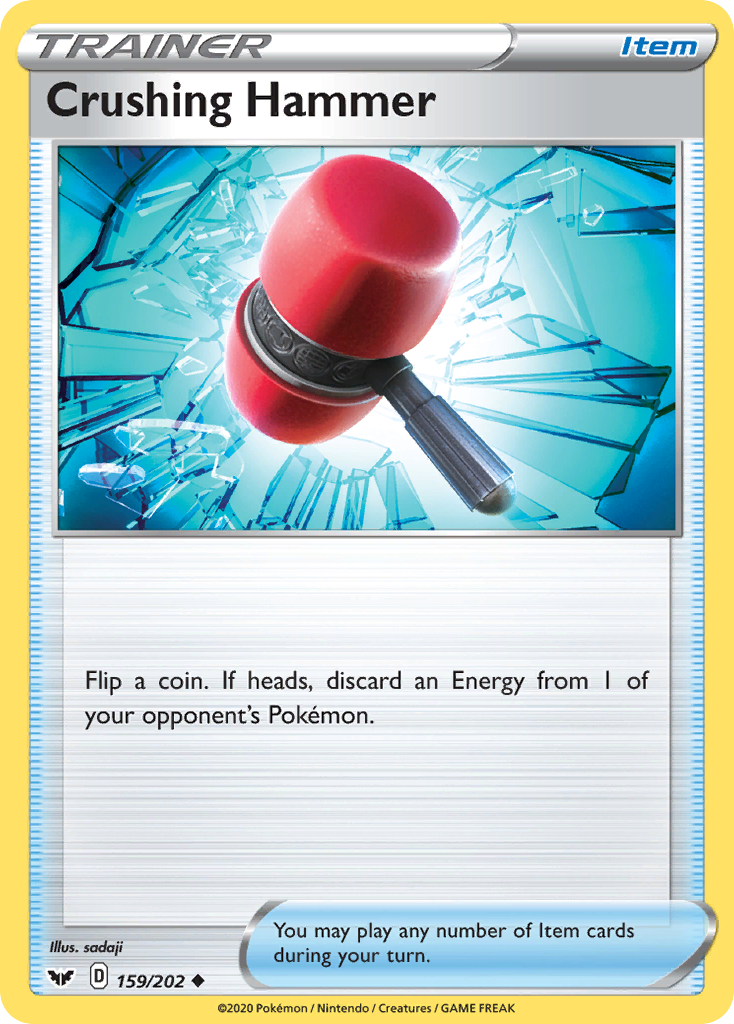Crushing Hammer (159/202) [Sword & Shield: Base Set] Reverse Holofoil
