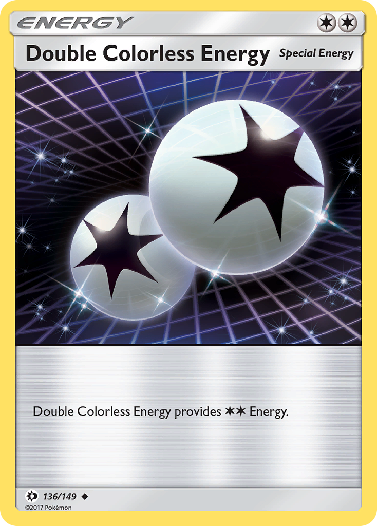 Double Colorless Energy (136/149) [Sun & Moon: Base Set] Reverse Holofoil