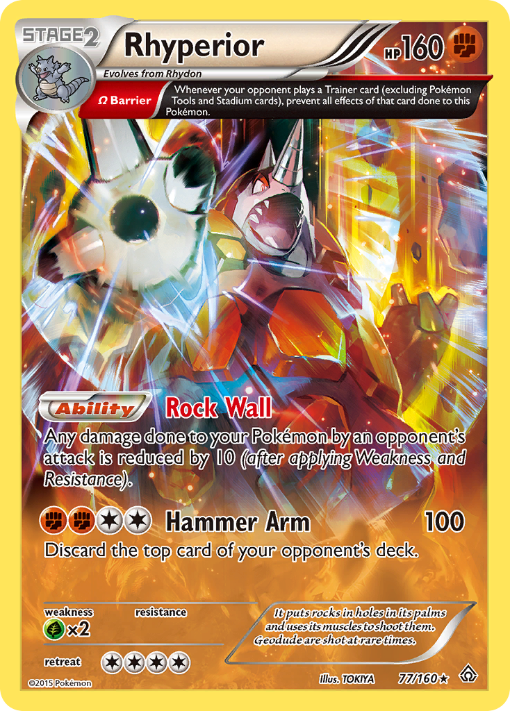 Rhyperior (77/160) [XY: Primal Clash] Reverse Holofoil