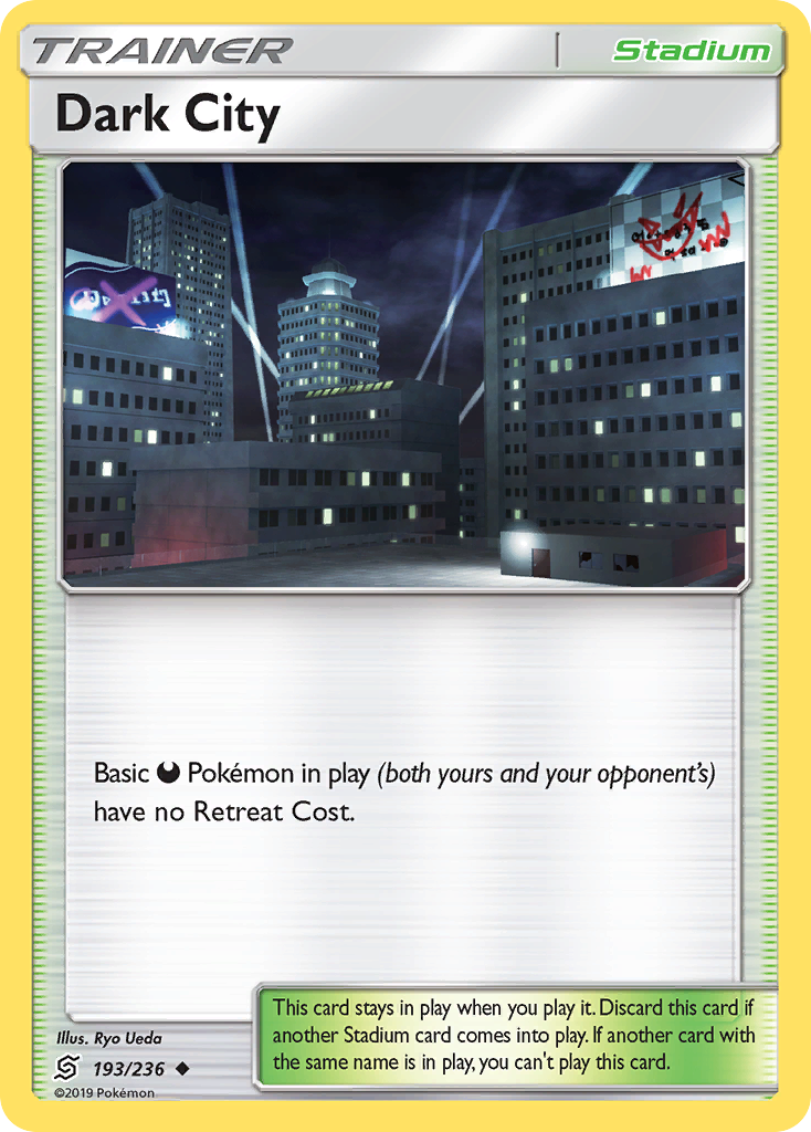 Dark City (193/236) [Sun & Moon: Unified Minds] Reverse Holofoil