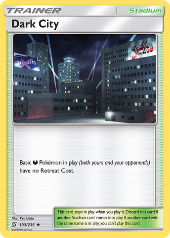 Dark City (193/236) [Sun & Moon: Unified Minds] Reverse Holofoil