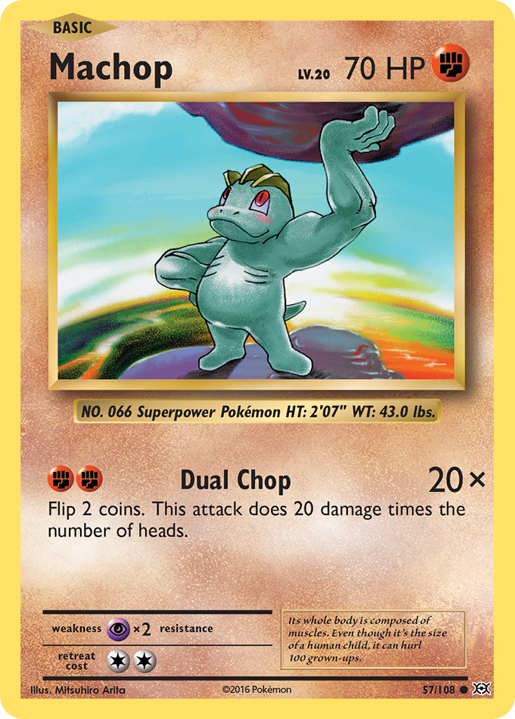 Machop (57/108) [XY: Evolutions] Reverse Holofoil